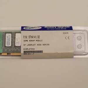 SIMPLETECH 32MB SDRAM DIMM for HP Laserjet 4000 Series | STH4141/32 | NEW